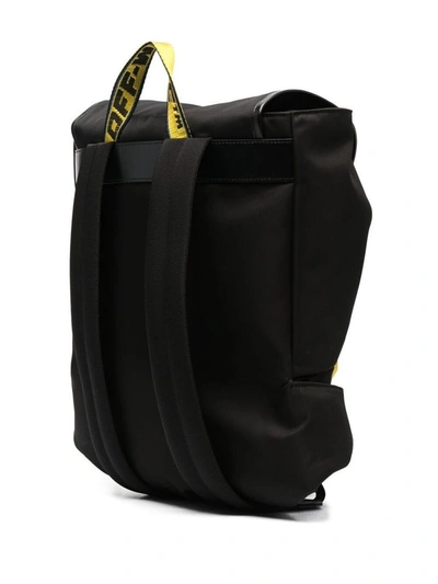 Shop Off-white Men's Black Polyamide Backpack