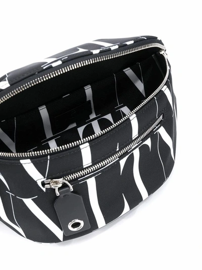 Shop Valentino Men's Black Polyester Belt Bag