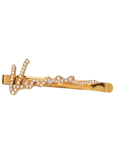 Shop Versace Women's Gold Metal Hair Clip