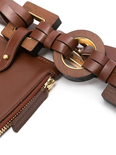Shop Jacquemus Women's Brown Leather Belt
