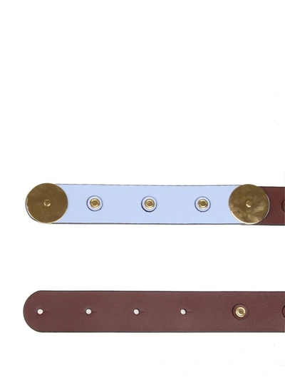 Shop Marni Women's Brown Leather Belt