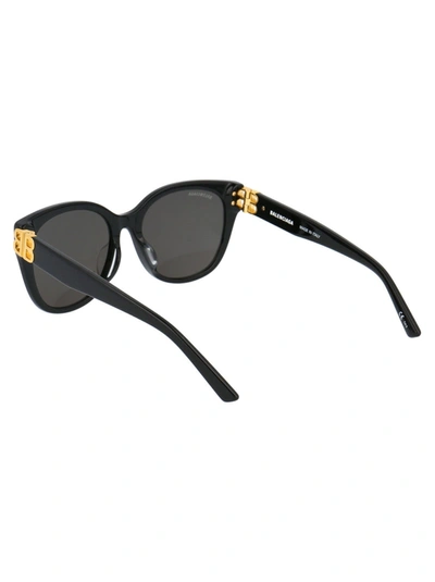 Shop Balenciaga Women's Black Acetate Sunglasses