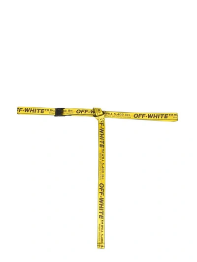 Shop Off-white Women's Yellow Polyester Belt