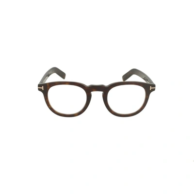 Shop Tom Ford Women's Brown Acetate Glasses