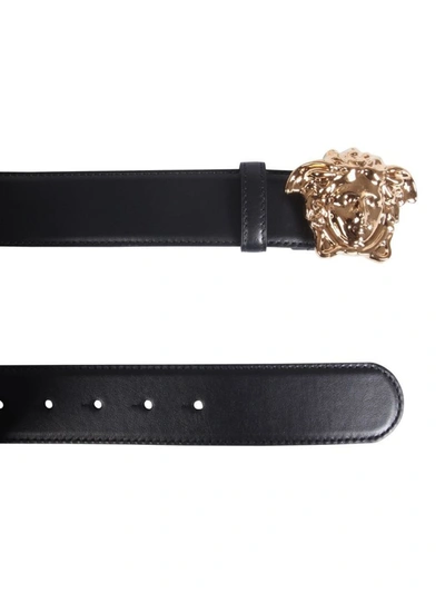 Shop Versace Women's Black Leather Belt