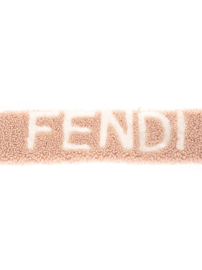 Shop Fendi Women's Pink Leather Shoulder Strap