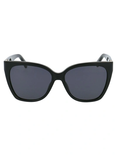 Shop Moschino Women's Black Acetate Sunglasses