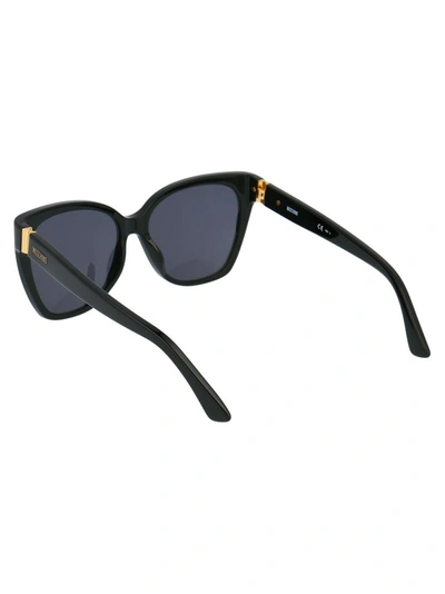 Shop Moschino Women's Black Acetate Sunglasses