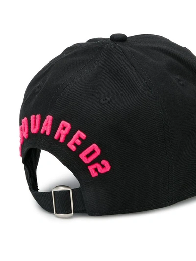 Shop Dsquared2 Women's Black Cotton Hat