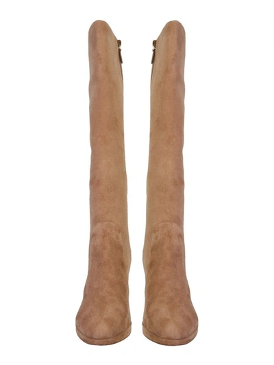 Shop Stuart Weitzman Women's Beige Boots