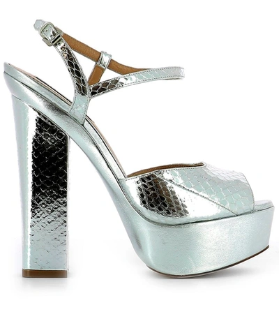Shop Dsquared2 Women's Silver Leather Sandals