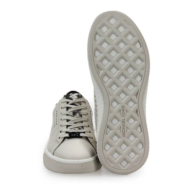 Shop Michael Kors Women's White Leather Sneakers