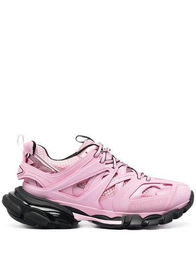 Shop Balenciaga Women's Pink Polyester Sneakers In Fuchsia