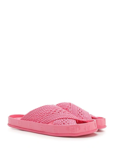 Shop Fendi Women's Pink Other Materials Sandals