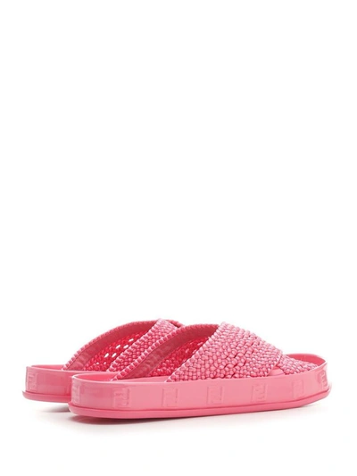 Shop Fendi Women's Pink Other Materials Sandals