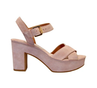 Shop L'autre Chose Women's Pink Suede Sandals