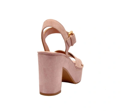 Shop L'autre Chose Women's Pink Suede Sandals