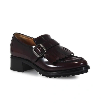 Shop Church's Women's Burgundy Leather Loafers