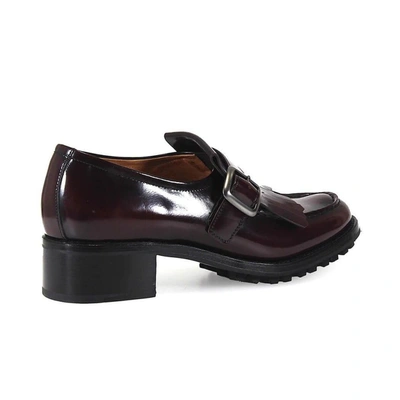 Shop Church's Women's Burgundy Leather Loafers