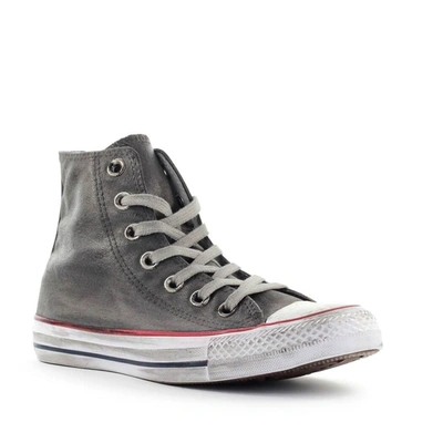 Shop Converse Women's Grey Canvas Hi Top Sneakers