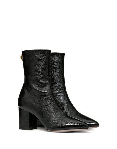 Shop Valentino Women's Black Leather Ankle Boots