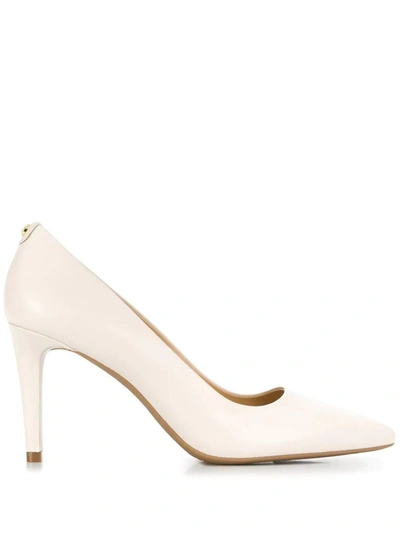 Shop Michael Kors Women's Beige Leather Pumps