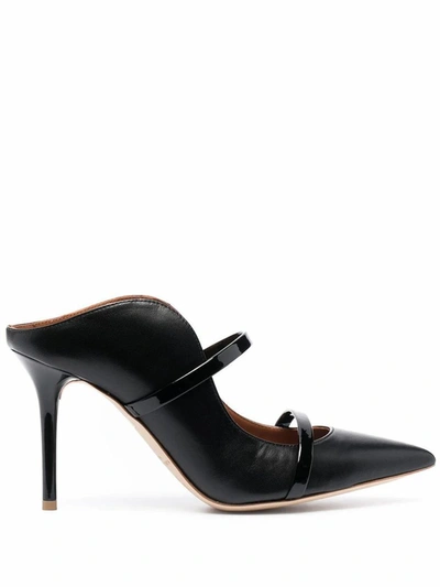 Shop Malone Souliers Women's Black Leather Heels