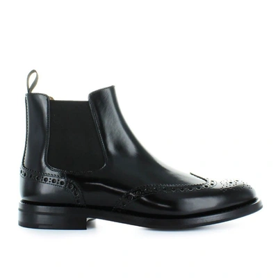 Shop Church's Women's Black Leather Ankle Boots