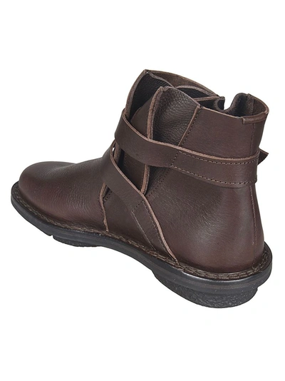 Shop Trippen Women's Brown Leather Ankle Boots