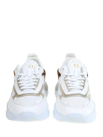 Shop D.a.t.e. Women's White Leather Sneakers