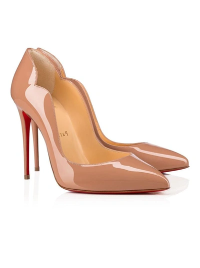 Shop Christian Louboutin Women's Pink Leather Pumps