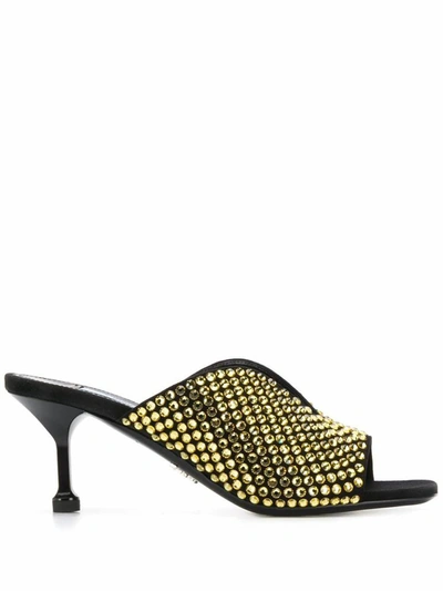 Shop Prada Women's Yellow Leather Sandals