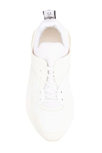 Shop Stella Mccartney Women's White Polyurethane Sneakers