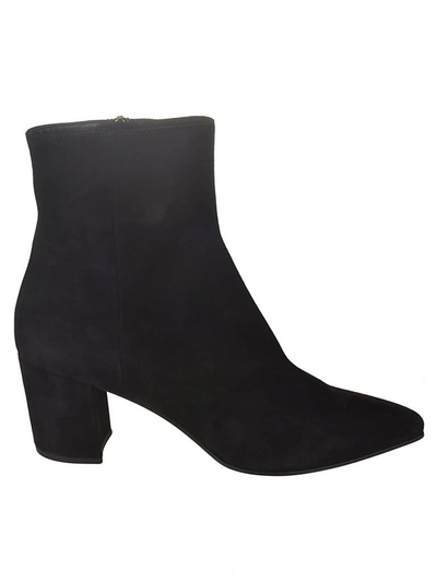 Shop Prada Women's Black Suede Ankle Boots