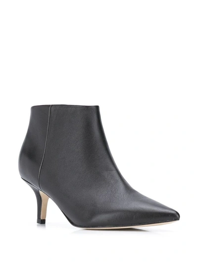 Shop Tommy Hilfiger Women's Black Leather Ankle Boots