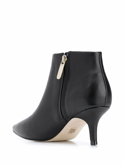 Shop Tommy Hilfiger Women's Black Leather Ankle Boots