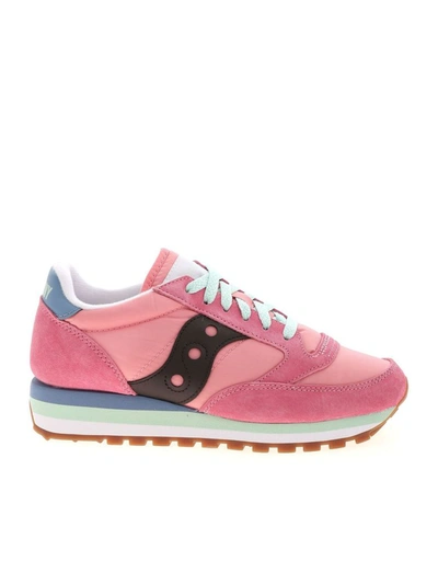 Shop Saucony Women's Pink Suede Sneakers