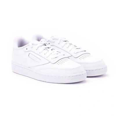 Shop Reebok Women's White Leather Sneakers