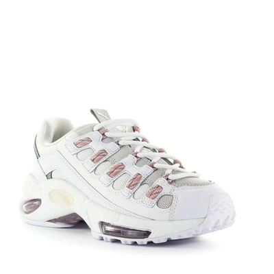 Shop Puma Women's White Leather Sneakers