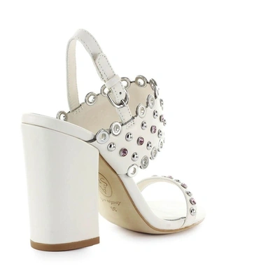 Shop Ash Women's White Leather Sandals