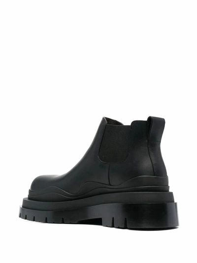 Shop Bottega Veneta Women's Black Leather Ankle Boots