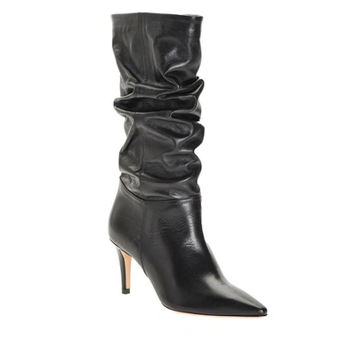 Shop Pinko Women's Black Leather Boots