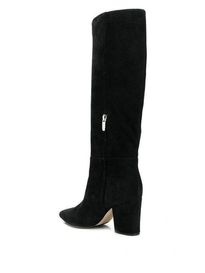 Shop Sergio Rossi Women's Black Suede Boots