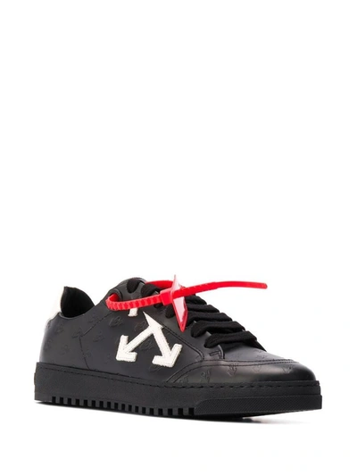 Shop Off-white Women's Black Leather Sneakers