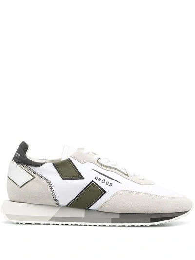 Shop Ghoud Men's White Leather Sneakers
