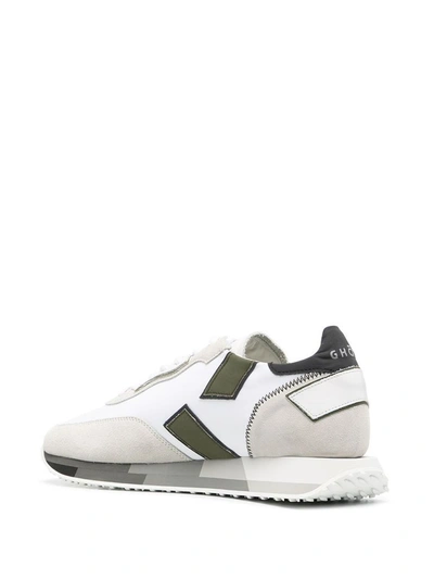 Shop Ghoud Men's White Leather Sneakers