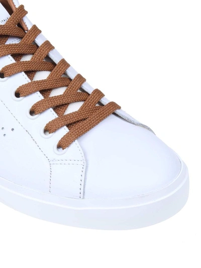 Shop Leather Crown Men's White Leather Sneakers