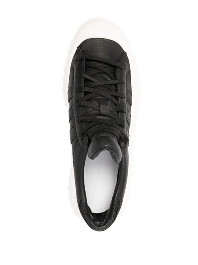 Shop Adidas Y-3 Yohji Yamamoto Men's Black Leather Sneakers