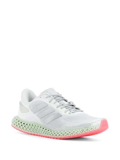 Shop Adidas Originals Adidas Men's White Fabric Sneakers