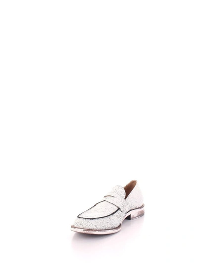 Shop Moma Men's White Leather Loafers